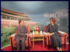 Deng Xiaoping and Margret Thatcher, Beijing and Hong Kong meets at this exhibition on Shun Hing Square's Meridian observation deck.